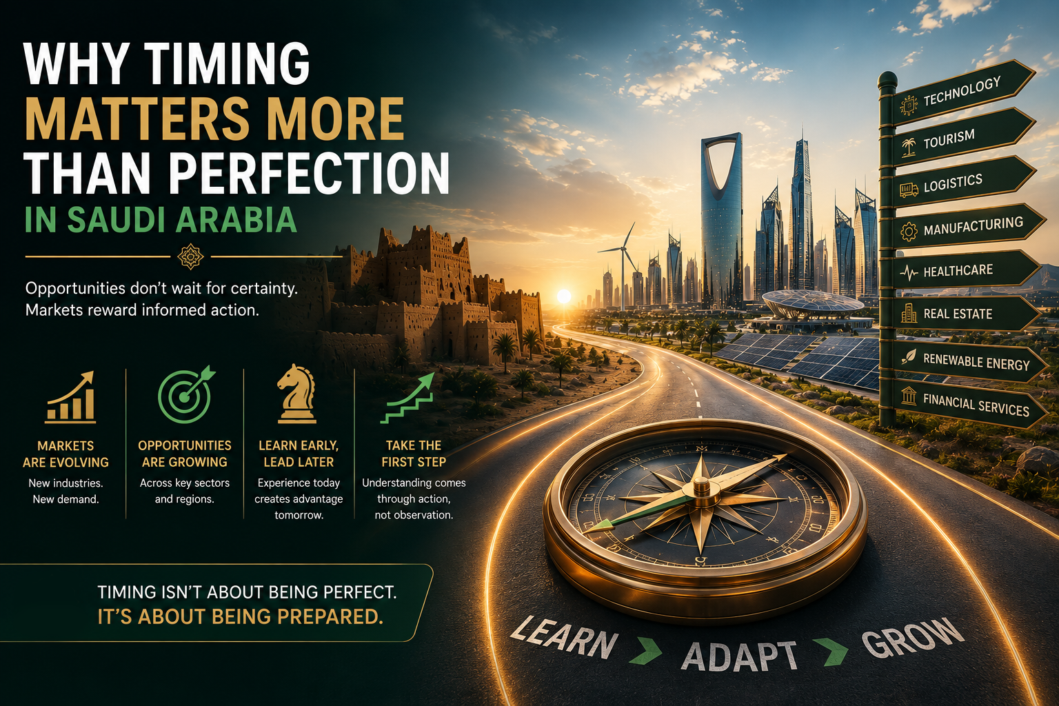 Why Timing Matters More Than Perfection in Saudi Arabia
